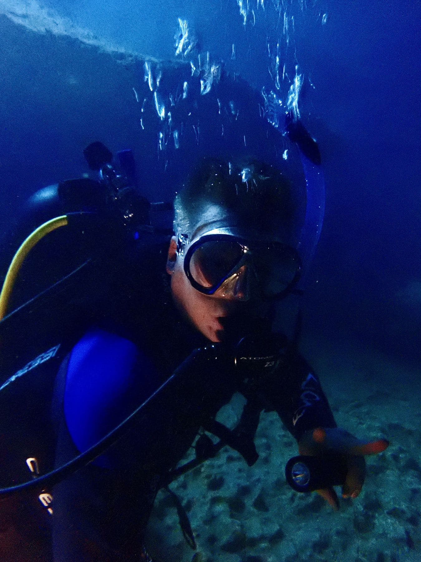 Dropping into the blue