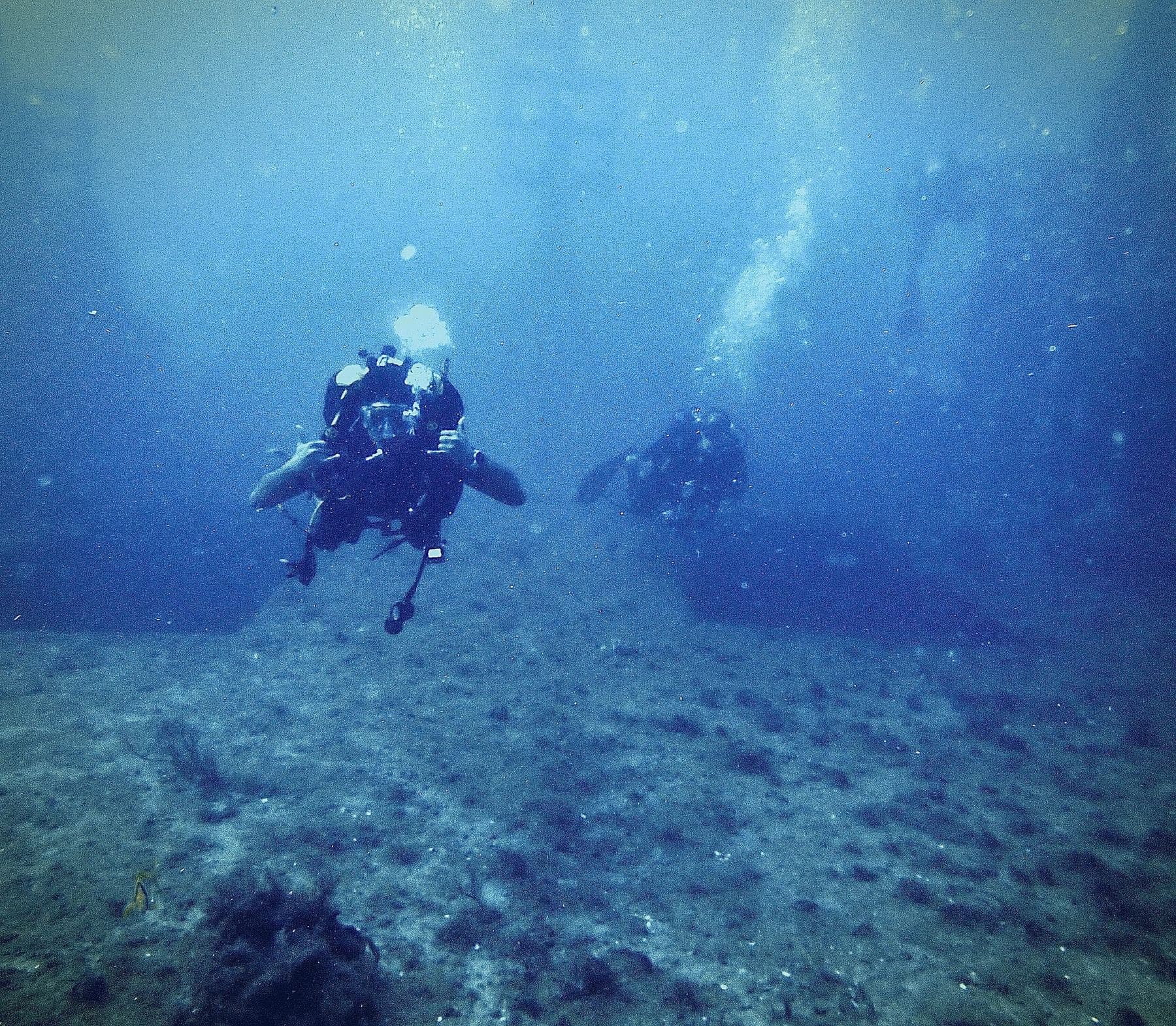 Approaching the wreck across the sand