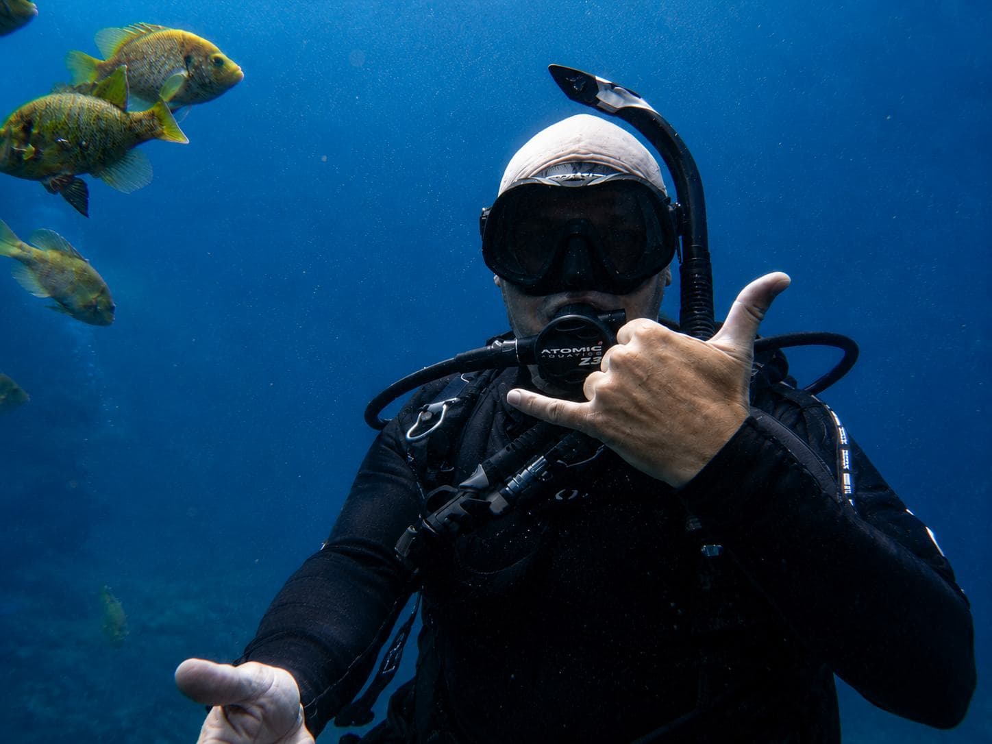 Shaka with a grunt escort