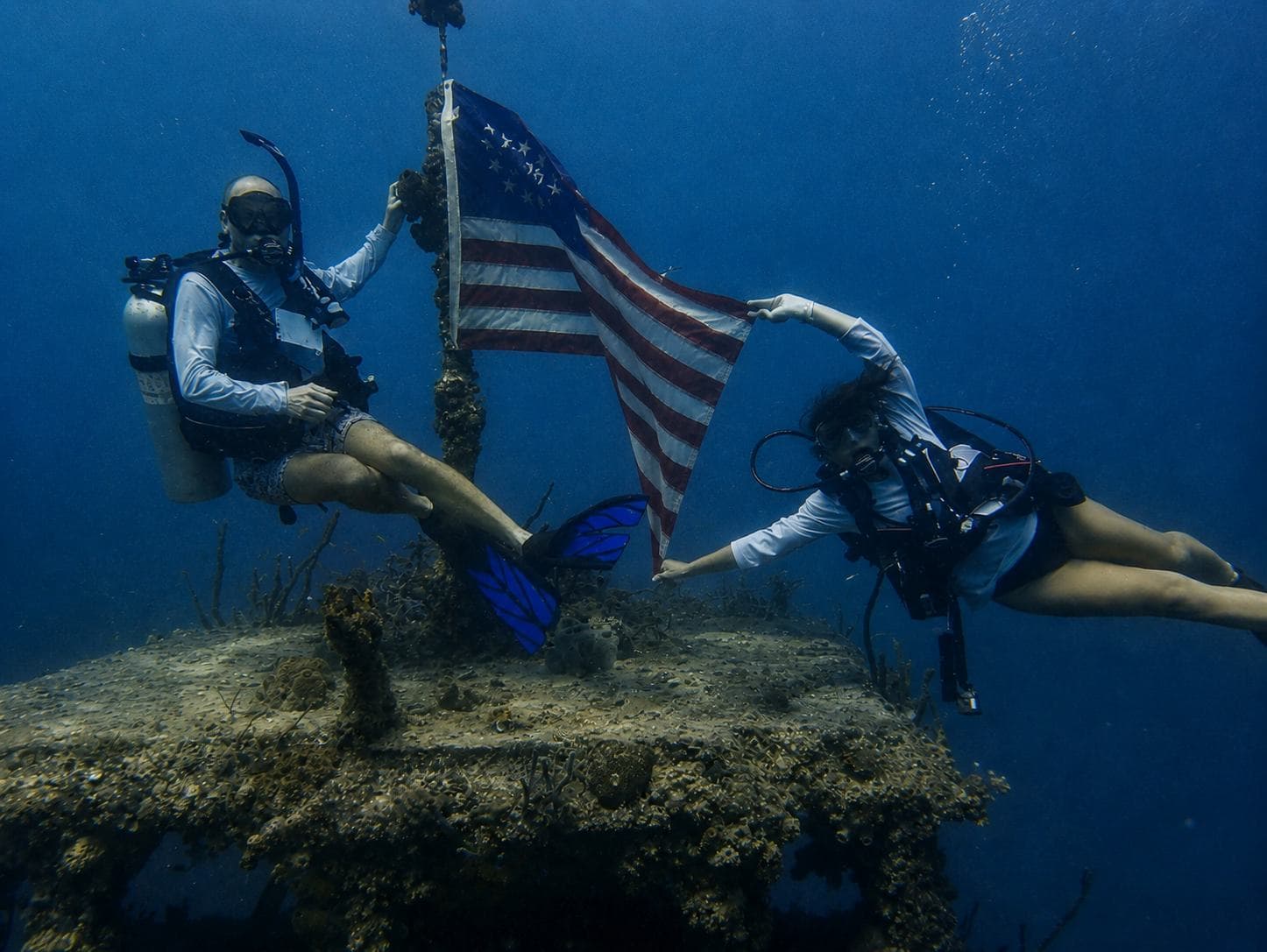 Stars and stripes on the superstructure