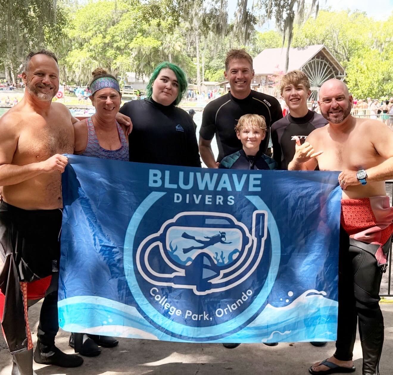 Flag out at the springs