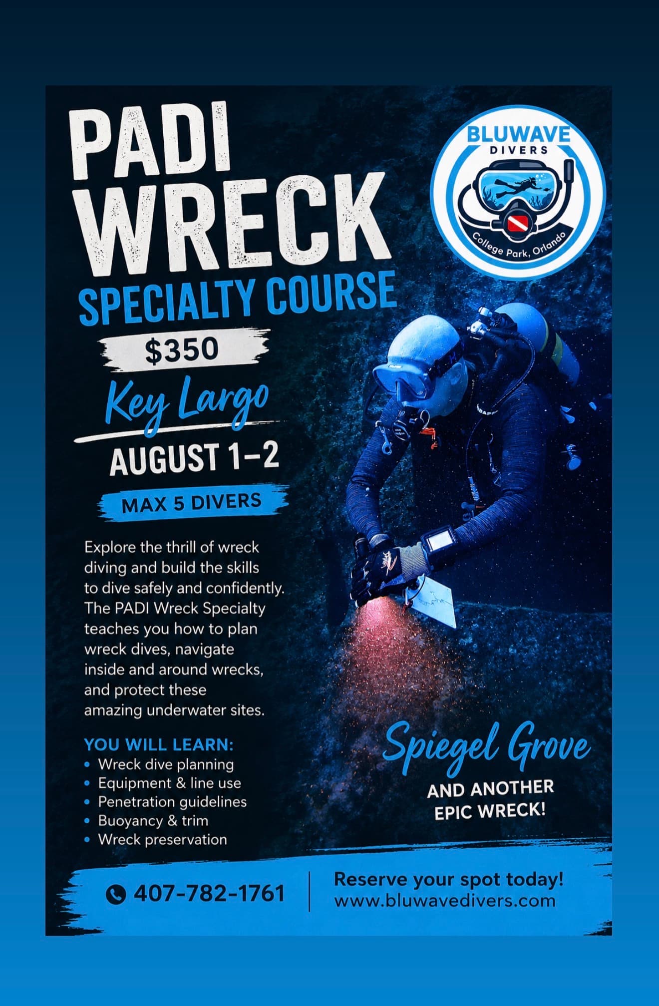 Wreck Specialty Coursr