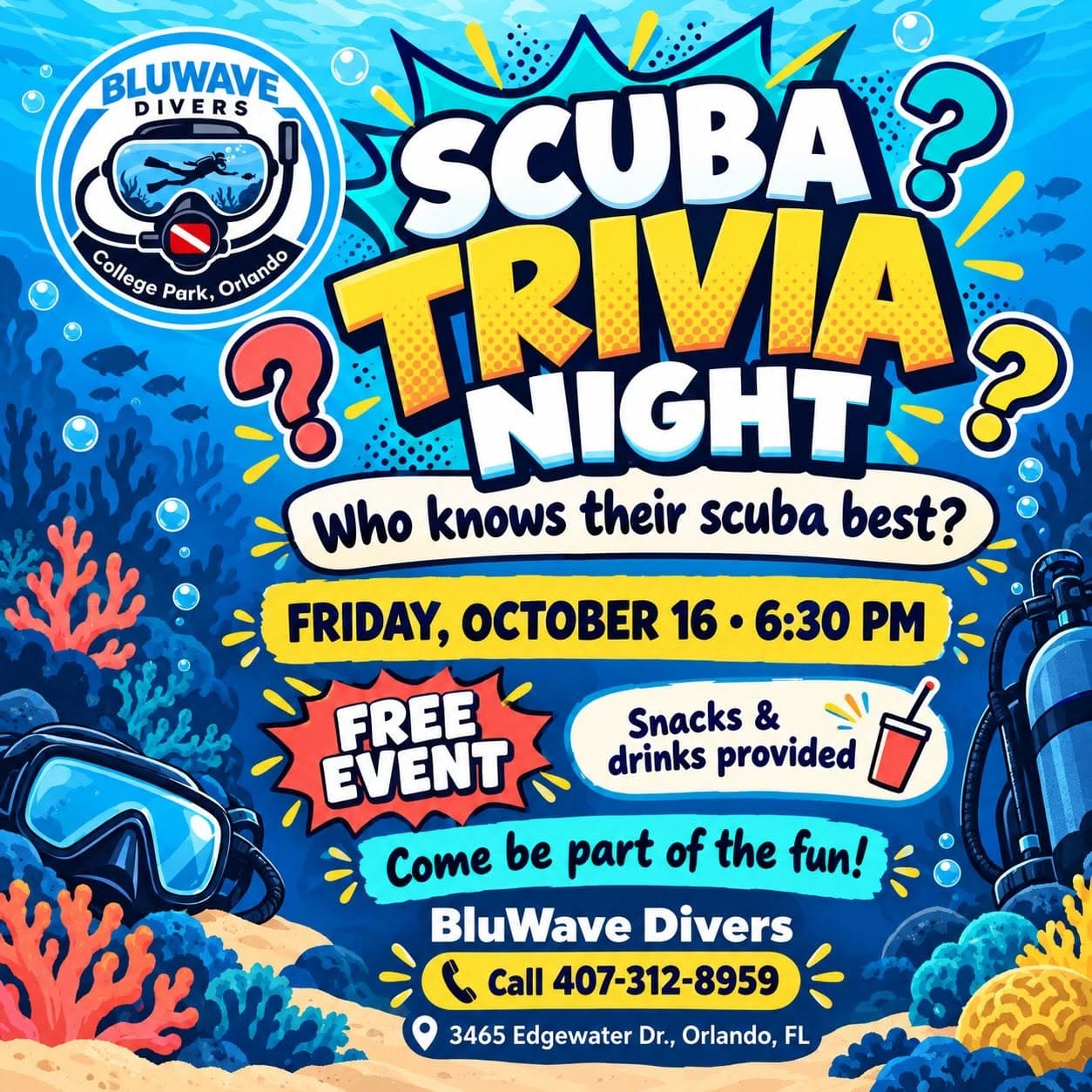 Scuba Trivia Night